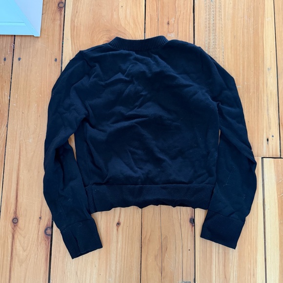 NWOT Edikted Black Button-Up Cardigan Sweater - Picture 4 of 5